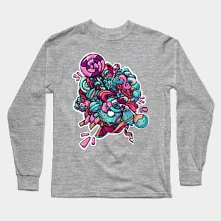 Candy Collage Long Sleeve T-Shirt